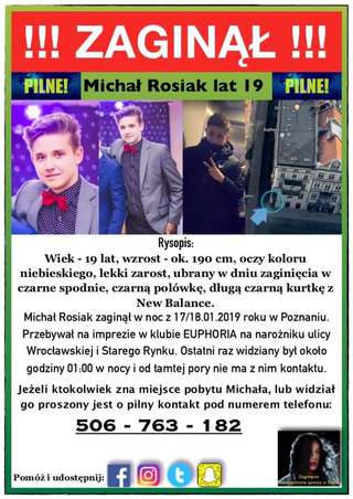 Zaginął 19 letni student politechniki