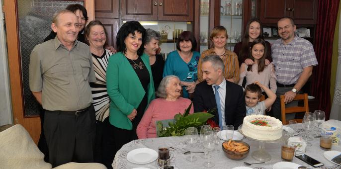 102. urodziny Pani Leokadii Durzyńskiej