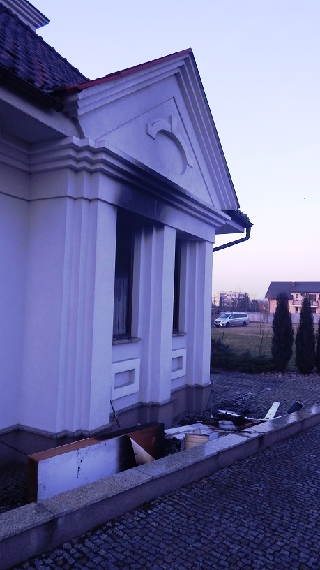 Pożar budynku mieszkalnego w Kole