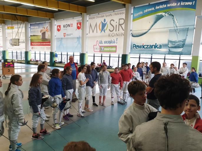 Turniej Młodzików do lat 14 w szabli dziewcząt i chłopców