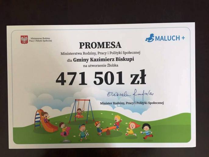 Dotacje dla gminy Kazimierz Biskupi