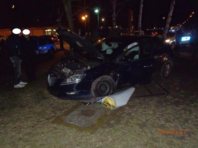 Wypadek na skrzyżowaniu ul. Pileckiego i Kopernika w Słupcy