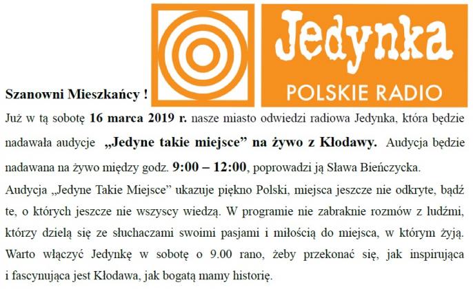 Jedyne takie miejsce