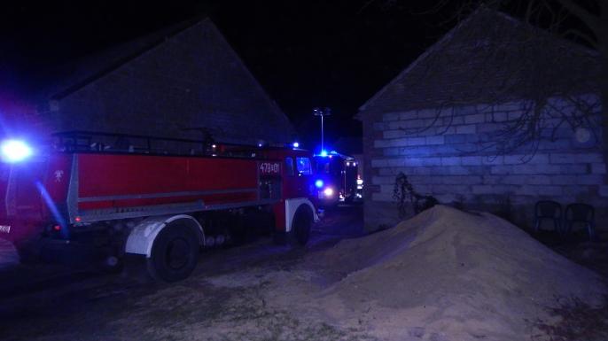 Pożar budynku mieszkalnego w Wandynowie