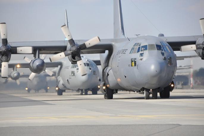 Podniebny trening transportowców