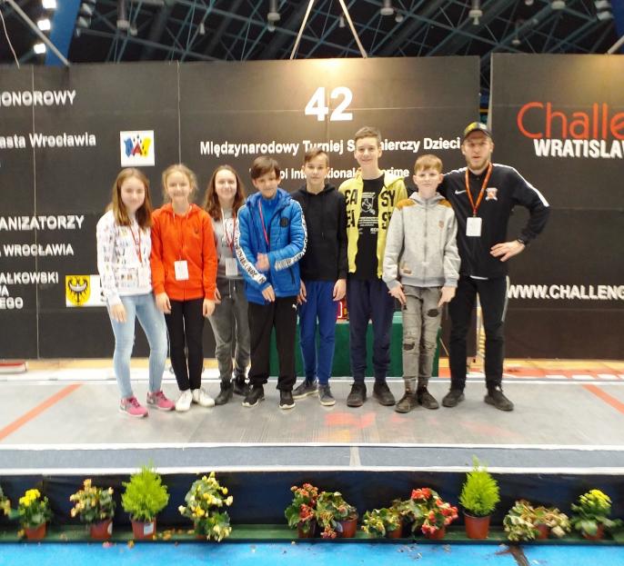 Młodzicy Konińskiego Klubu Szermierczego w 42 Challenge Wratislavia – Wrocław