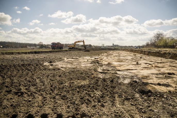 Widać już zarys nowej ul. Kleczewskiej