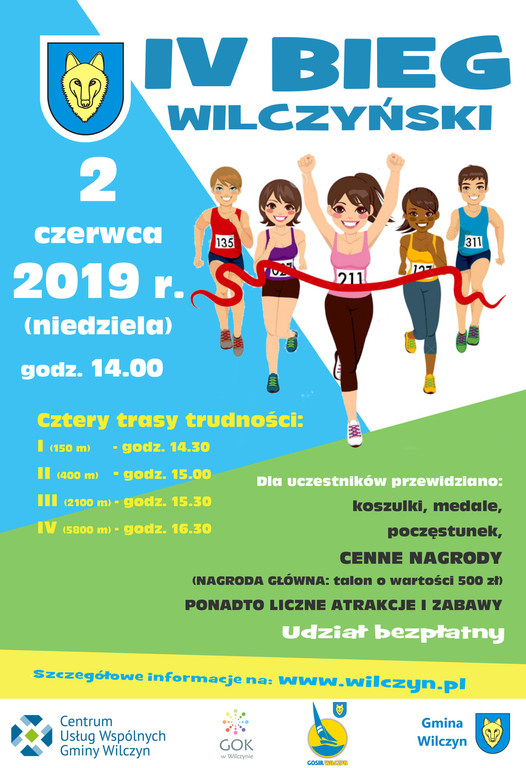IV Bieg Wilczyński – 2 czerwca 2019 r