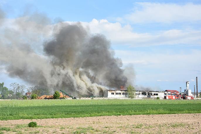 Ogromny pożar w Smulsku