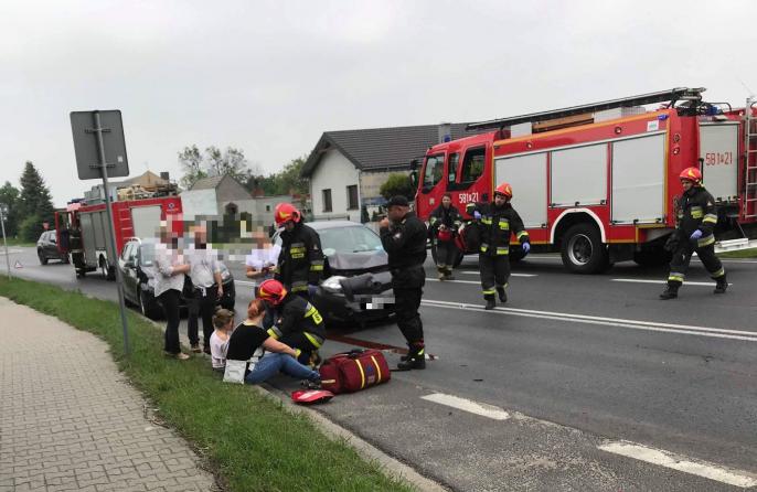 Wypadek w Słupcy na K92