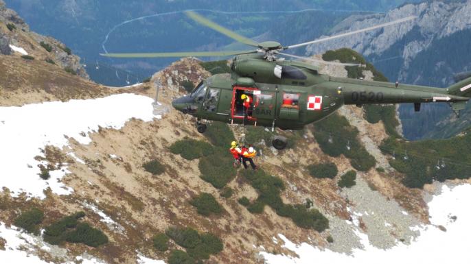 Loty ratownicze w Tatrach