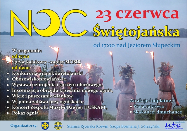 Noc Świętojańska nad Jeziorem Słupeckim