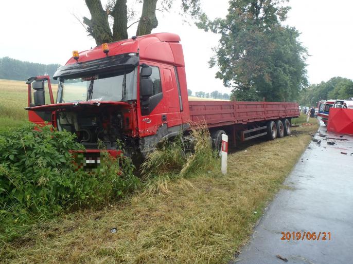 Tragiczny w skutkach wypadek w Sierakowie