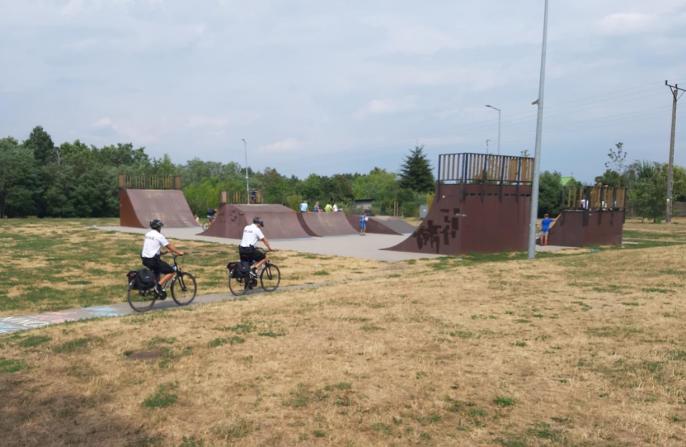 Dzielnicowi na rowerach