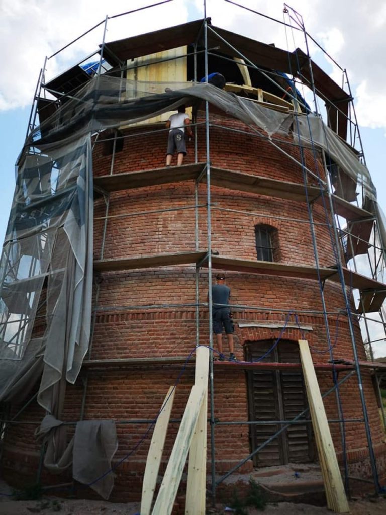 Wiatrak w Pyzdrach odzyskuje swoją świetność