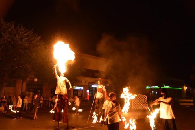 Pokaz ognia w Wigilię ku czci św. Wawrzyńca