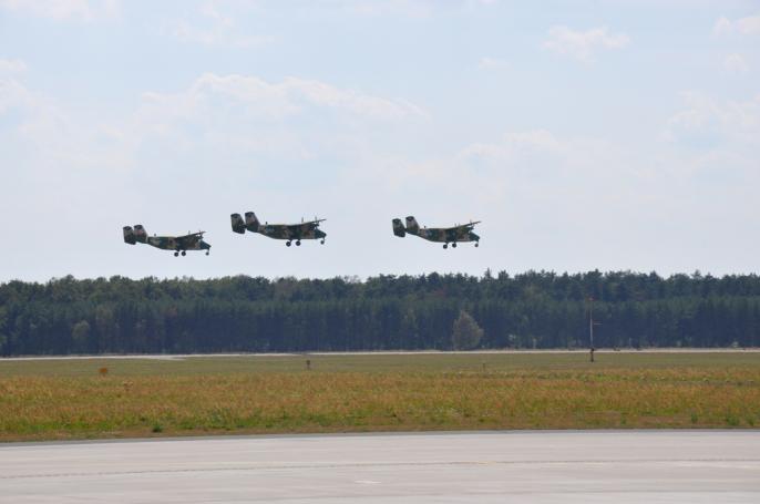 Lotnicze przygotowania do Defilady Wierni Polsce