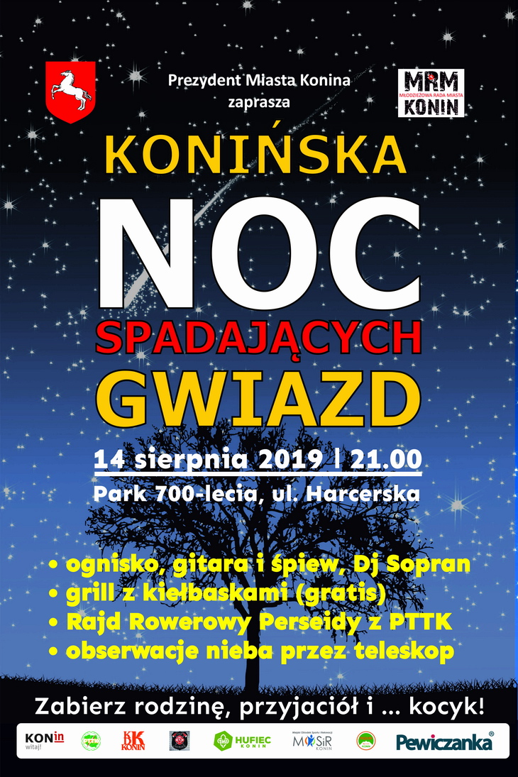 Konińska Noc Spadających Gwiazd!