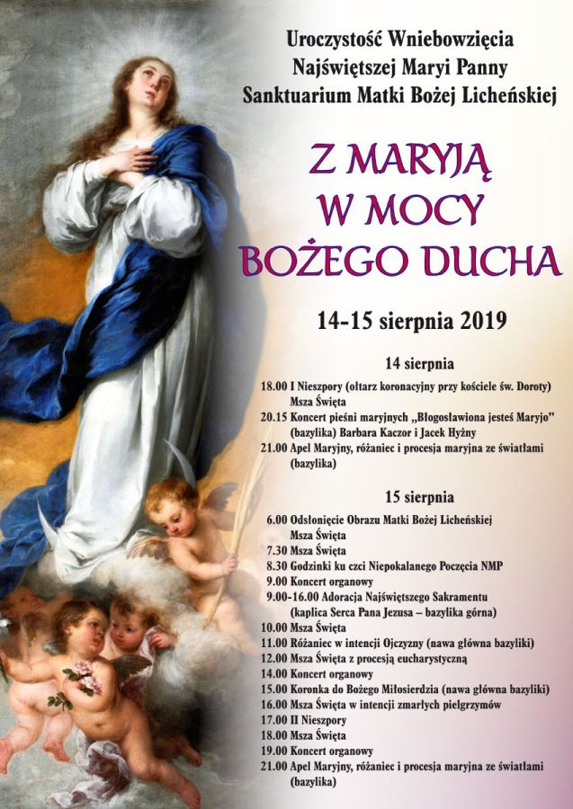Licheń – Uroczystość Wniebowzięcia NMP