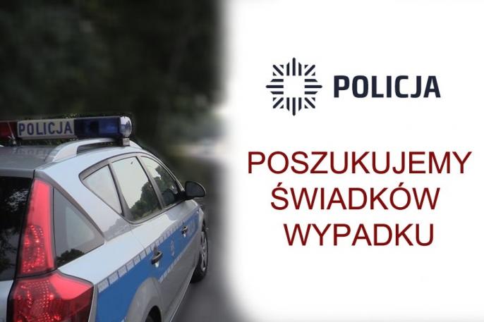 POLICJA POSZUKUJE ŚWIADKÓW WYPADKU