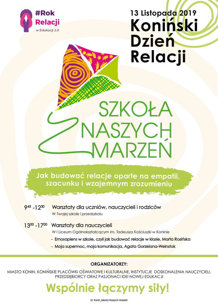 ZAPRASZAMY NA „KONIŃSKI DZIEŃ RELACJI”