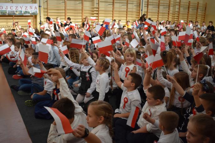 Obchody Święta Niepodległości w SP nr 5 w Kole