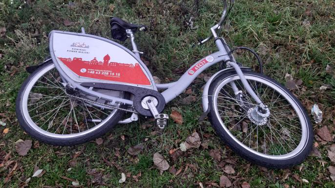 PORZUCENIE ROWERU MIEJSKIEGO