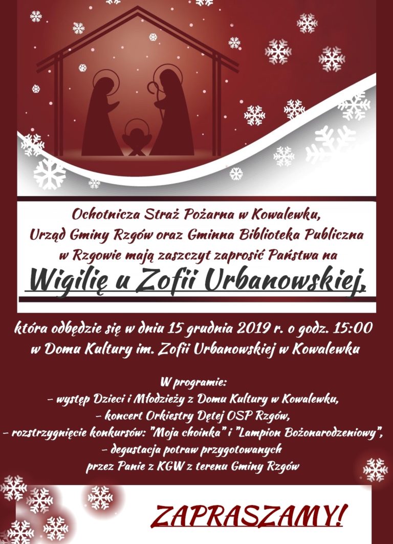Wigilia u Zofii Urbanowskiej
