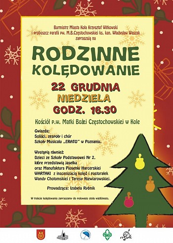 Zapraszamy na Rodzinne Kolędowanie 2019