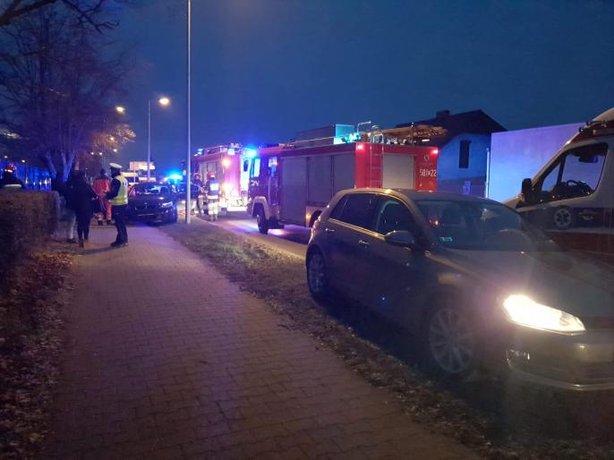 Zderzenie samochodów na ul. Poznańskiej w Słupcy