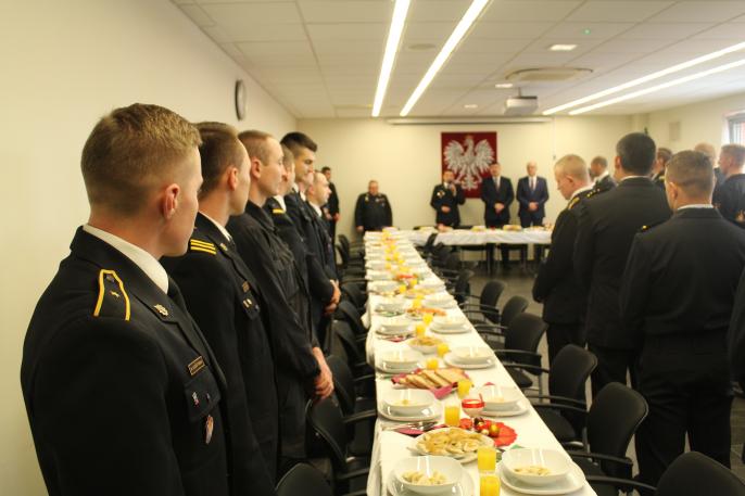 Uroczystość wręczenia, wyróżnień i awansów w Turku