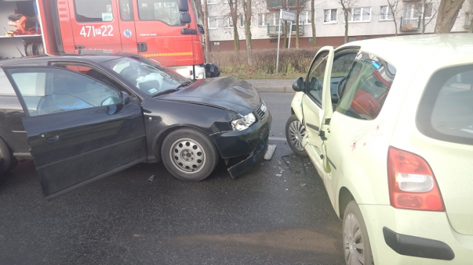 Wypadek w Kole na ul.Sienkiewicza