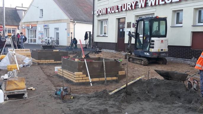 Zagospodarowanie terenu przy GOK w Wilczynie”