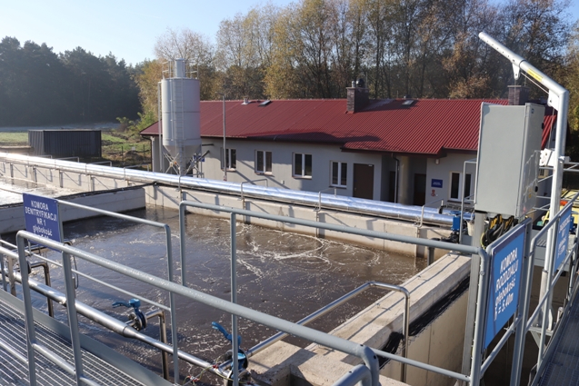 Oficjalne otwarcie oczyszczalni ścieków oraz drogi w Sławsku