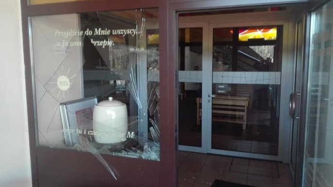 Konin: kolejny akt wandalizmu w kościele