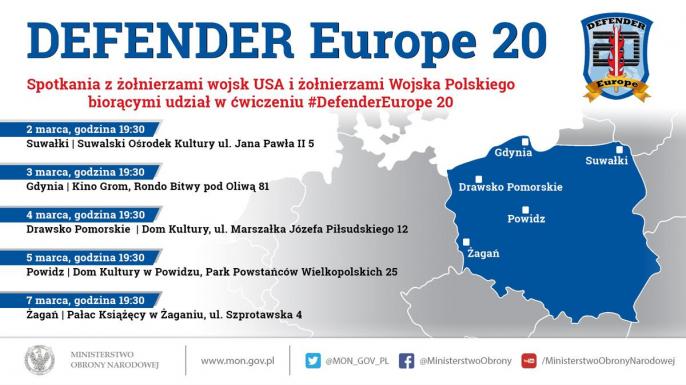 Spotkania z żołnierzami wojsk USA i żołnierzami Wojska Polskiego