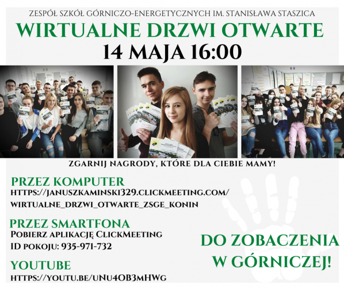 Wirtualne Drzwi Otwarte w ZSGE