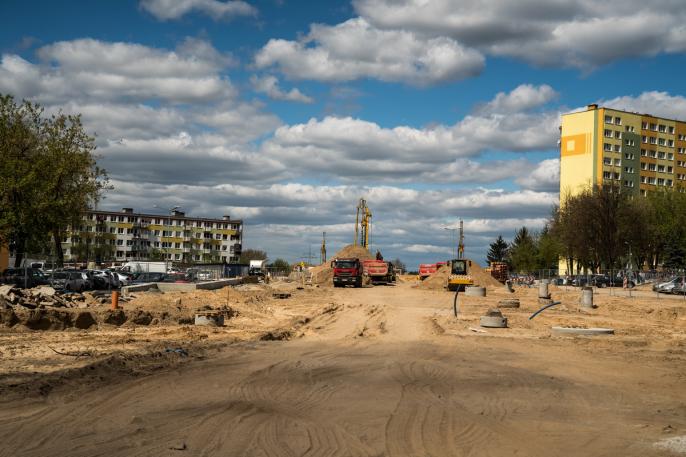 Skrzyżowanie Przemysłowej z I. Paderewskiego – policja kieruje ruchem