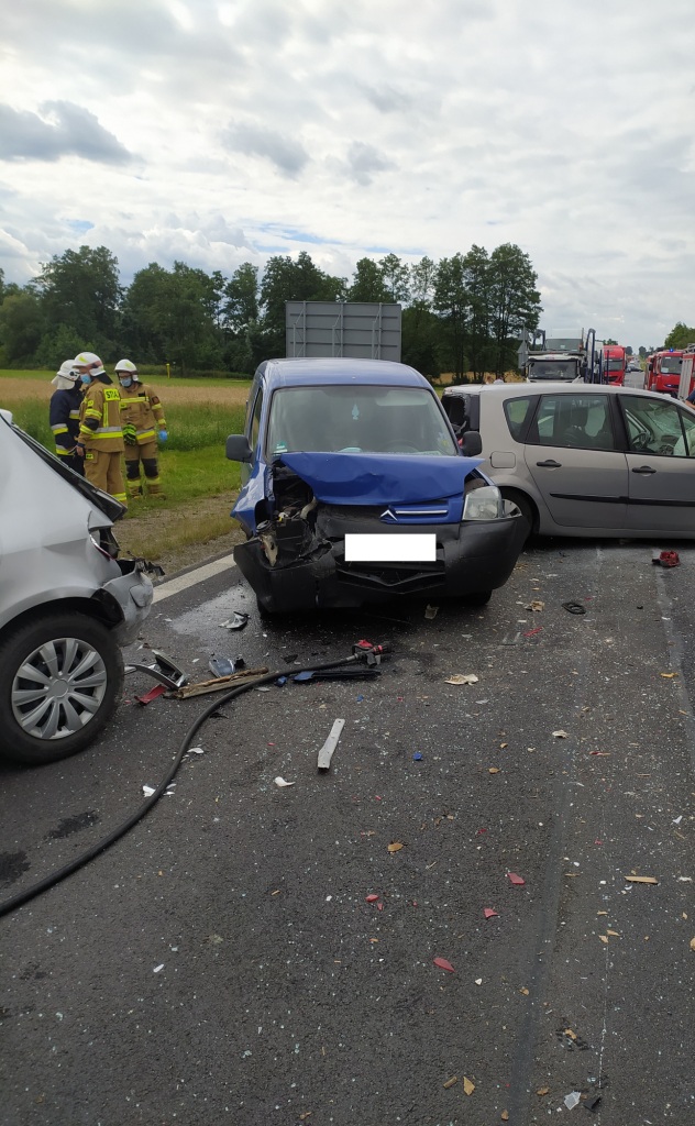 Wypadek drogowy w miejscowości Daniszew