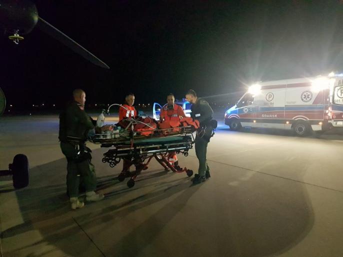 Nocna misja MEDEVAC 1. Grupy Poszukiwawczo-Ratowniczej