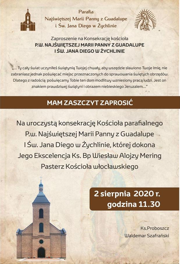 Żychlin: konsekracja kościoła