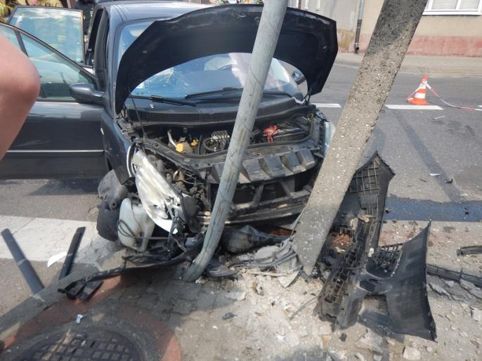 Wypadek w Grzegorzewie