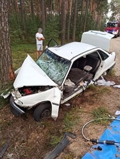 Wypadek w miejscowości Królików