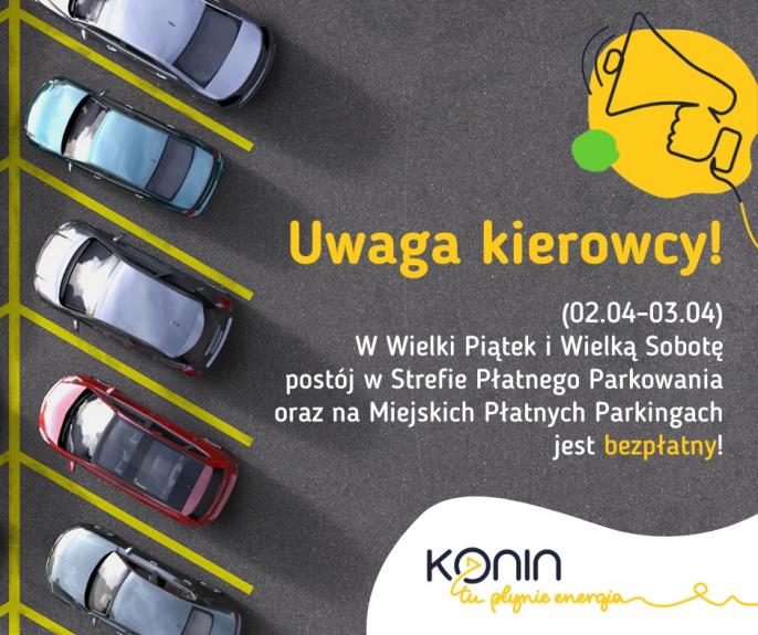 Bezpłatna strefa parkowania w Wielkim Tygodniu