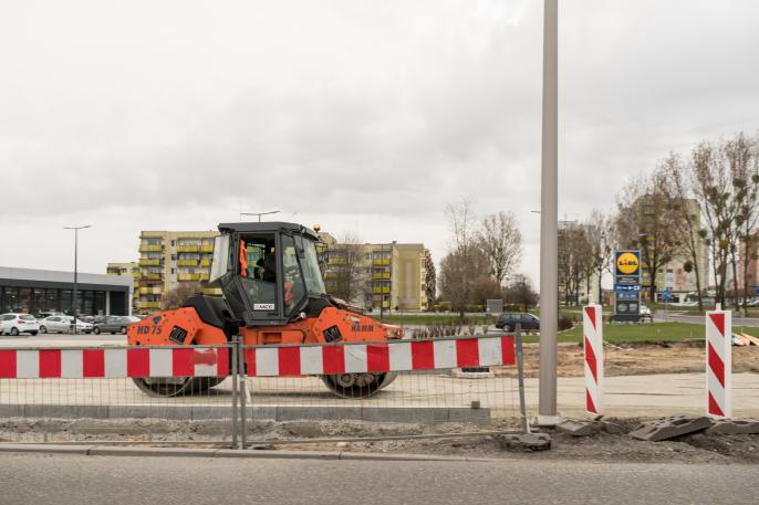 Prace na Kleczewskiej wciąż się toczą…