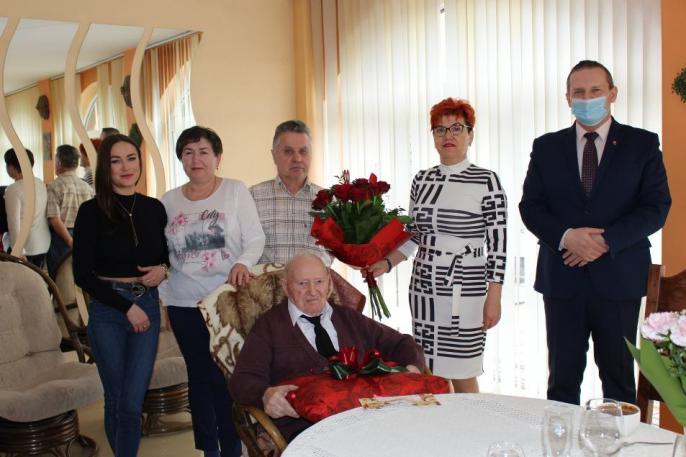 Dostojnego Jubilata odwiedził Burmistrz Miasta Koła