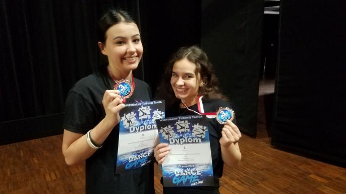 Trzecie miejsce w Dance Game dla Pauliny i Margarity