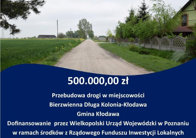 Podpisane zostały umowy na przebudowę dróg w miejscowościach Bierzwienna Długa Kolonia i Łążek