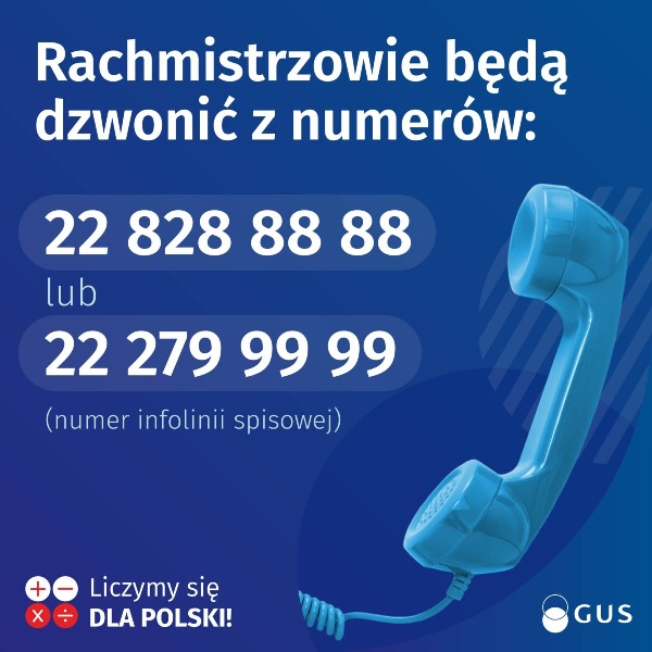 Nie spisałeś się przez Internet? Spodziewaj się telefonu od rachmistrza!