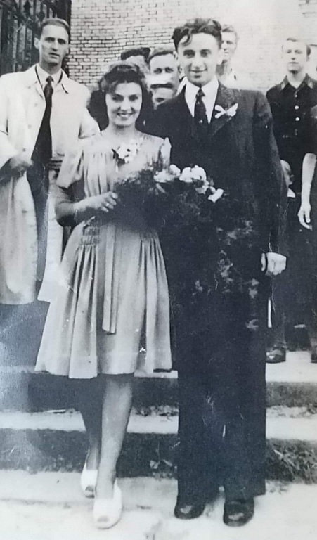 Państwo Chmielewscy 77 lat po ślubie